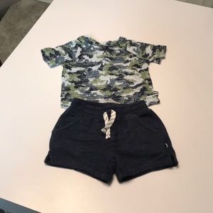 Preowned baby shorts & t shirt by Splendid - 18-24 months.
